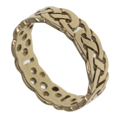 Buy 9ct Yellow Gold Celtic Trinity Knot Ring Hatton Garden Metals