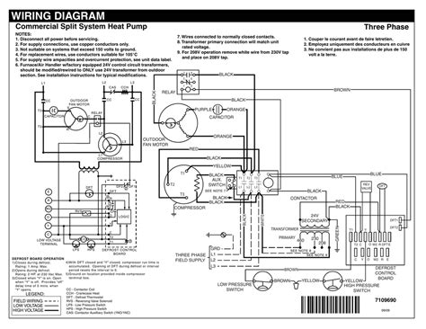 Goodman heat pump wiring schematic. Wiring Diagram Split System Heat Pump