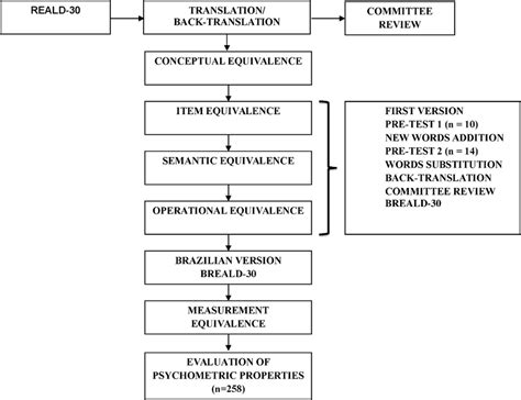 Flow Chart Of The Cross Cultural Validation Steps Download