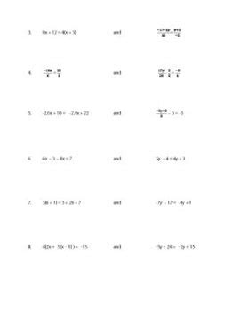 Worksheet by kuta software llc. Solving Multi-Step Equations Graphing Worksheet | Algebra ...