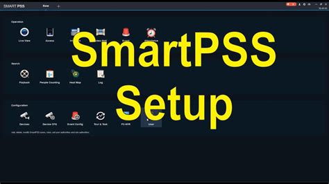 Setting Up Dahua Smartpss V202 2018 Youtube