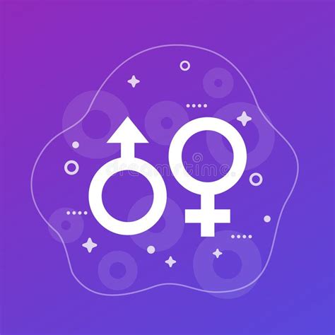 gender sex symbols vector icons stock vector illustration of vibrant feminine 243079662