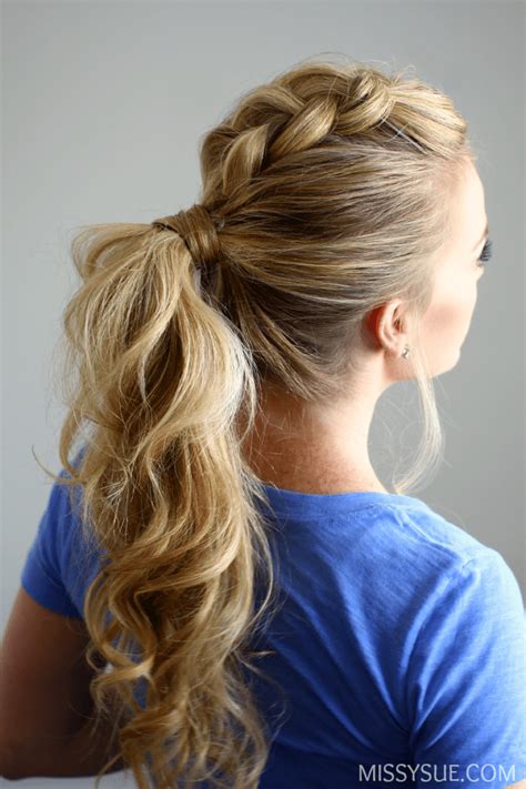 11 Braided Ponytail Tutorials Perfect For Fall Hello Glow