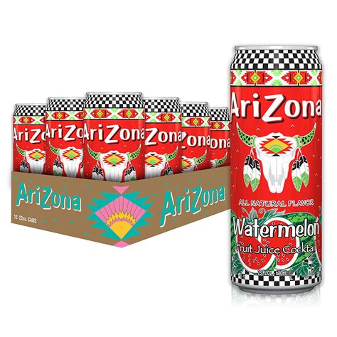 Arizona Watermelon Drink Big Can 23 Fl Oz X Pack Of 12