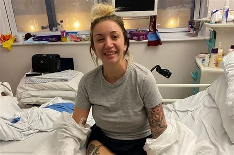 Brit Mum Has Fingers Amputated And May Lose Her Legs After Sepsis Spread Through Her Body