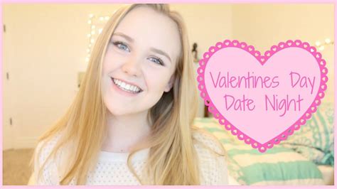 Valentines Day Date Night Hair Makeup And Outfit♡ Youtube