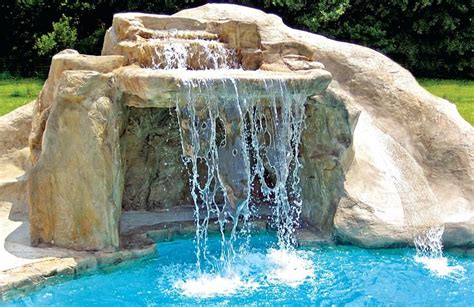 Image Result For Pool Slide Rock Swimming Pool Slides Pool Water Slide