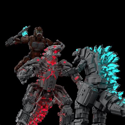 Godzilla Vs Kong Mechagodzilla Gets A Custom Made Lego Remake