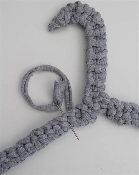How To Recycle A Wire Coat Hanger With Crochet A Simple