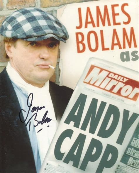 Andy Capp 8x10 Photo Signed By Actor James Bolam Good Cond