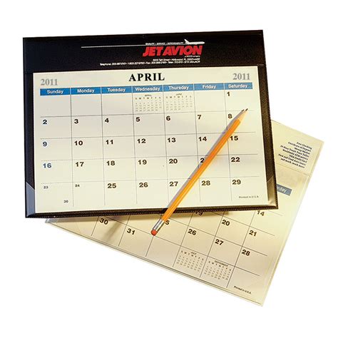 Desk calendars are perfect for small spaces, offering a pop of personality and quick monthly reference. Custom Branded Calendars