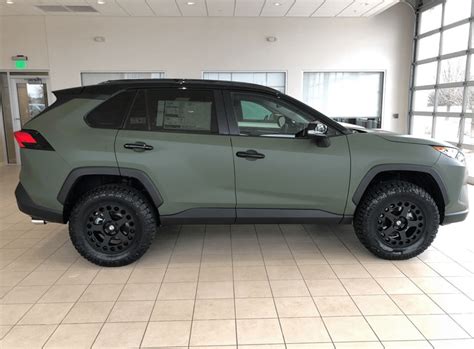 Not Mine But This Matte Green Wrapped Rav 4 Is Beautiful Thought You