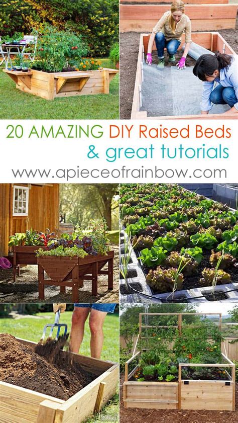20 Amazing Diy Raised Bed Gardens A Piece Of Rainbow