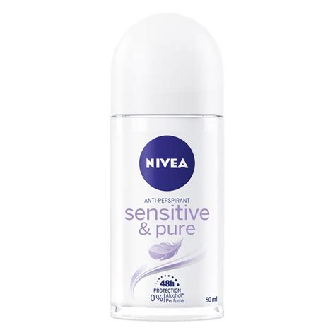 Nivea Deodorant Sensitive And Pure Roll On For Women Rochfords Pharmacy