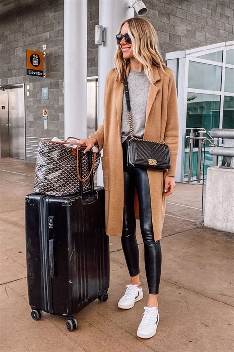 Airport Outfit Outfits With Leggings Fashion Jackson Leather