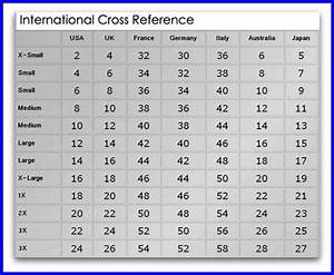 Us Size International Size Chart Conversion