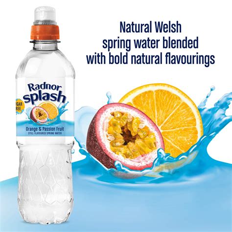 Buy Radnor Splash Orange And Passion Fruit Sugar Free Flavoured Water
