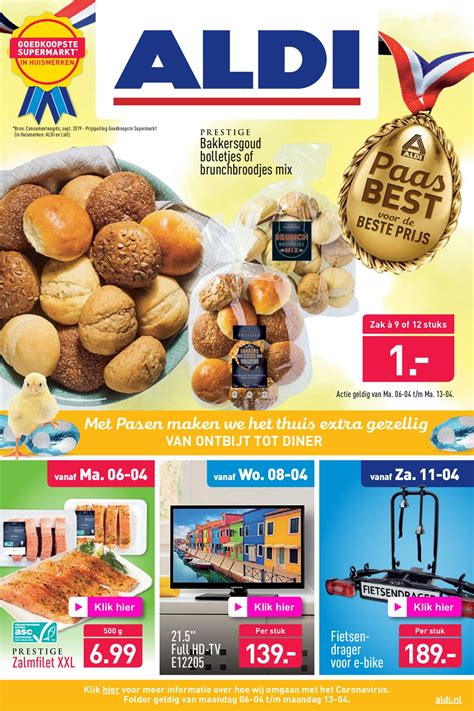 Informieren sie sich hier über produkte und aktionen unserer märkte! Aldi Actuele folder 06.04 - 13.04.2020 - wekelijkse-folders.nl