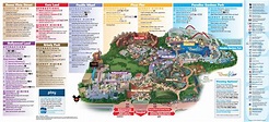 Disneyland And California Adventure Map - Map With Cities