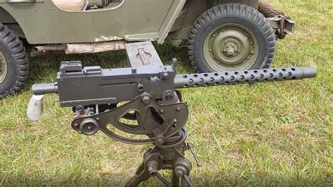 How To Operate A Wwii 30 Caliber Machine Gun Youtube
