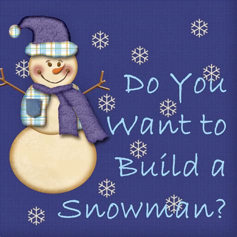 Homeschool Diva Do You Want To Build A Snowman