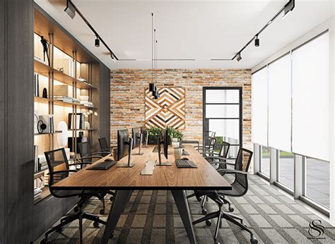 Loft Office Design On Behance