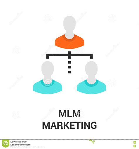 Mlm Marketing Icon Stock Vector Illustration Of Manager 78875513