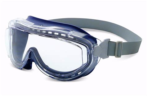 uvex flex seal goggles with gray frame and clear uvextreme anti fog lens meets ansi z87 1