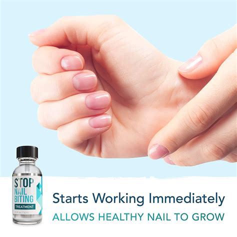 Stop Nail Biting Treatment Nail Polish To Help Stop Biting Nails Bitter Taste Easy To Apply