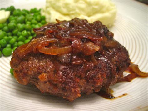 I always make enough extra sauce to serve over potatoes. Alissamay's: PW's Salisbury Steak