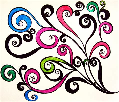 Stencil Swirl Designs Clipart Best