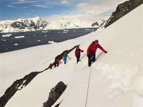 Mountaineering Cruises In Antarctica Hike Into Glaciated Areas