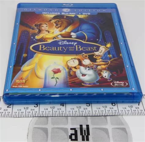 Disney Beauty And The Beast Diamond Edition Blu Ray Dvd Movie 1991