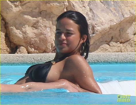 Michelle Rodriguez Displays Her Fit Toned Bikini Body During Cannes