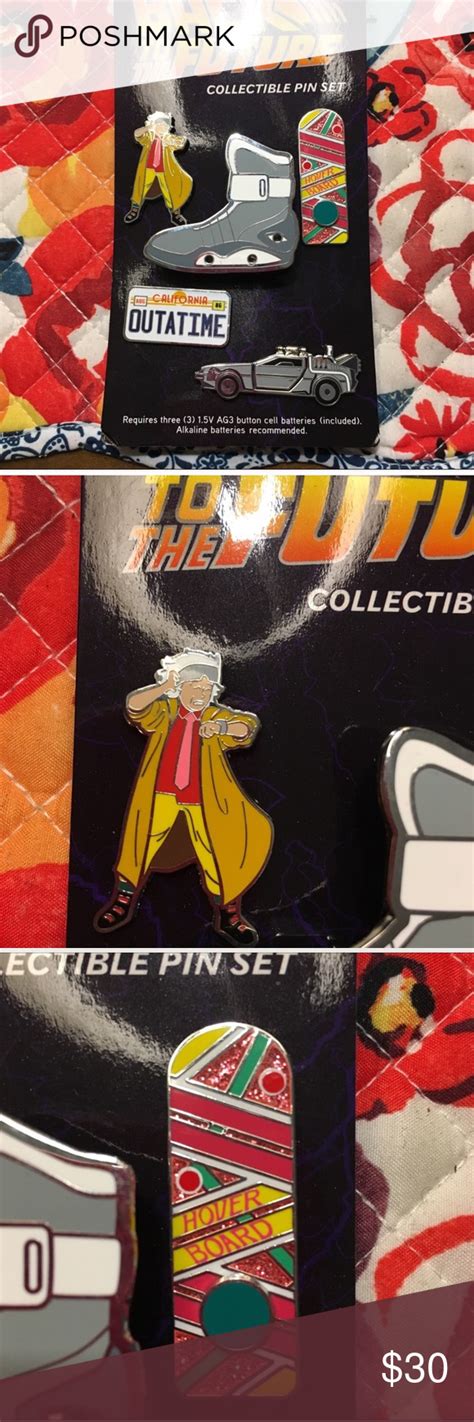 Back To The Future Collectible Pin Set Back To The Future Pin