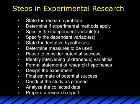 Ppt Chapter 8 Experimental Research Powerpoint Presentation Free