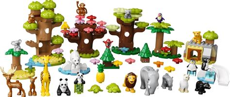 10975 Lego Duplo Wild Animals Of The World 142 Pieces