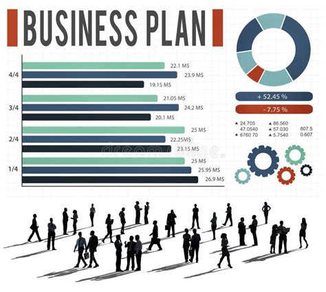 Business Plan Strategy Planning Vision Concept Stock Illustration