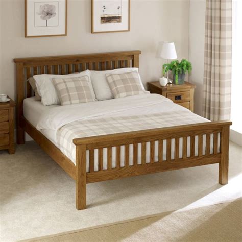 Rustic Solid Oak 6ft Super King Size Bed The Furniture Market