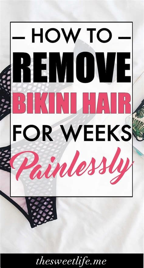 If you are confused about the length you need, you don't need to complicate yourself with measurements. Find out how to remove bikini hair for weeks without ...