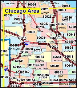 Chicago For Illinois Zipcode Laine Elizabet G
