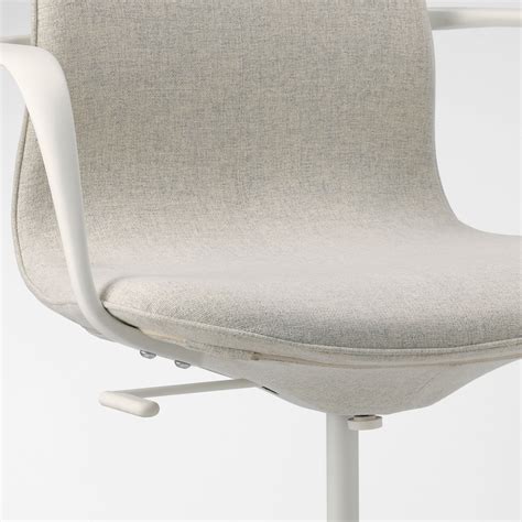 Langfjall Swivel Chair Beige Ikea Greece