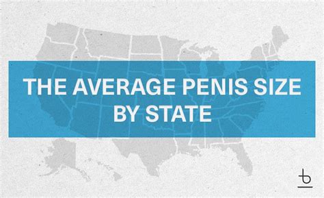 The Average Penis Size By State Bespoke Surgical