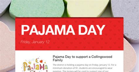 Pajama Day Smore Newsletters