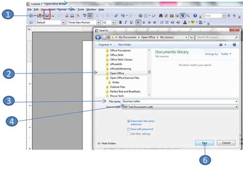 OpenOffice Tutorial - Create a Business Letter with Writer