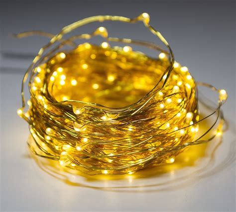 Axis 25016 Metallic Gold Led Micro Dot String Lights 65