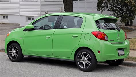 2014 mitsubishi mirage 4 door hb cvt de