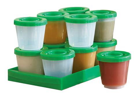 Food storage containers are of different types. Fresh N Freeze Reusable Baby Food Storage Containers One ...