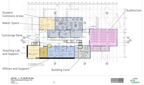 Georgia Tech Living Building Schematic Design Floor Plans Living