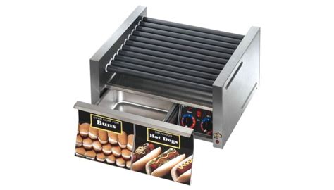 Star Grill Max 75cbd 75 Hot Dog Electric Roller Grill With Chrome